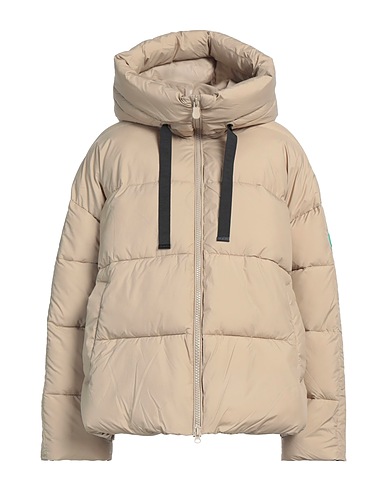 SAVE THE DUCK Shell  jacket Beige 100% Recycled polyester
