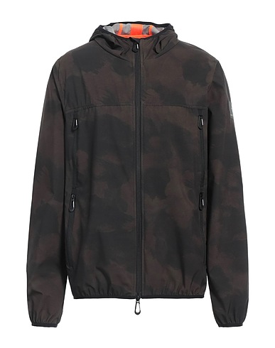SUNSTRIPES Jacket Dark brown 96% Polyester, 4% Elastane