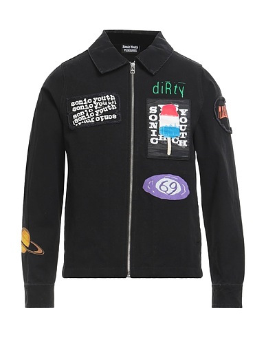PLEASURES Jacket X SONIC YOUTH Black 100% Cotton