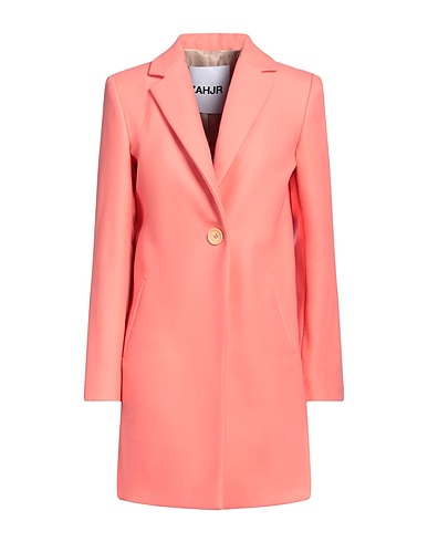 ZAHJR Coat Salmon pink 80% Virgin Wool, 20% Polyamide
