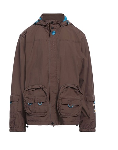 PLEASURES Jacket Brown 100% Nylon