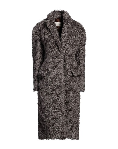 DRIES VAN NOTEN Teddy Coat Grey 64% Mohair wool, 36% Cotton