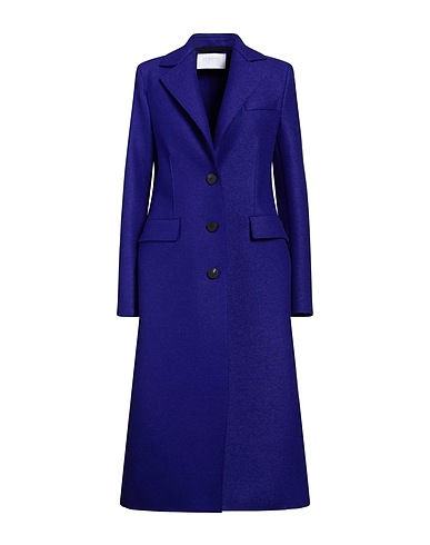 HARRIS WHARF LONDON Coat Purple 100% Virgin Wool