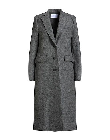 HARRIS WHARF LONDON Manteau long Gris anthracite 100% Laine vierge