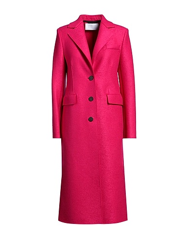 HARRIS WHARF LONDON Coat Magenta 100% Virgin Wool