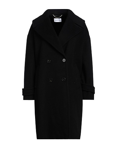 MARELLA Coat Black 100% Virgin Wool