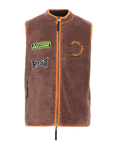 GOOD MORNING TAPES Teddy Coat Chocolate brown 52% Polyester, 48% Polyamide
