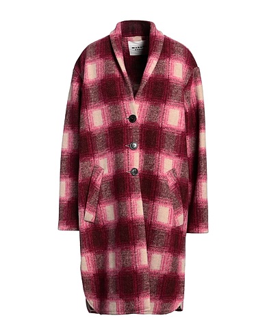 MARANT ÉTOILE 코트 푸크시아 핑크 58% 폴리에스테르, 27% 버진 울, 15% 아크릴