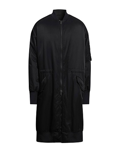Y-3 Cappotto Nero 54% Cotone, 46% Poliammide, Poliestere riciclato, Elastan