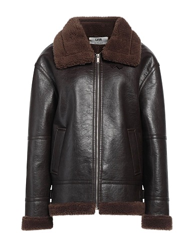 LVIR Teddy Coat Dark brown 65% Polyurethane, 35% Rayon