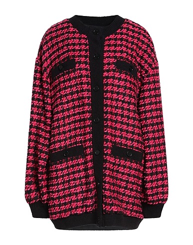 MSGM Giubbotto Fucsia 41% Cotone, 32% Acrilico, 22% Poliestere, 3% Lana, 2% Viscosa