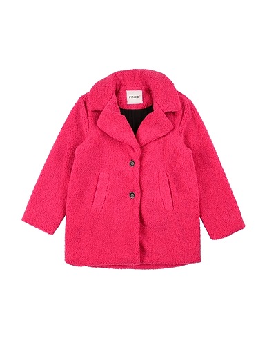 PINKO UP Teddy Coat Fuchsia 75% Polyester, 25% Wool