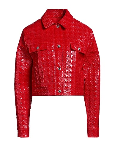 MSGM ブルゾン レッド ポリエステル 90% / ポリウレタン 10% / ポリウレタンコート