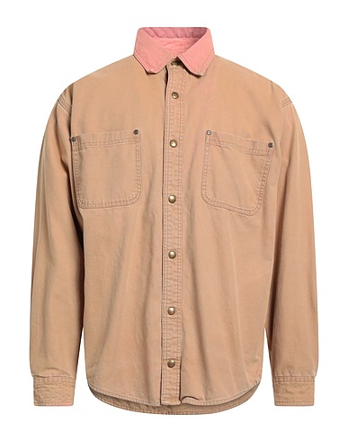 NOTSONORMAL Camicia fantasia Cammello 100% Cotone