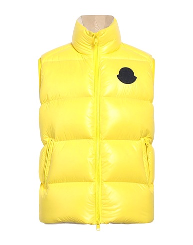 MONCLER Vest Yellow 100% Polyamide