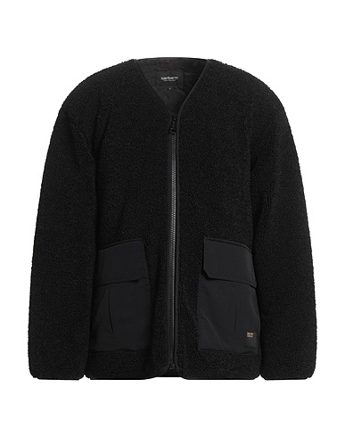CARHARTT Teddy Coat Black 100% Polyester, Nylon