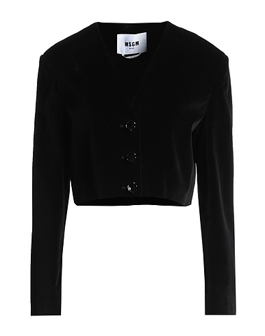MSGM Jacket Black 100% Cotton
