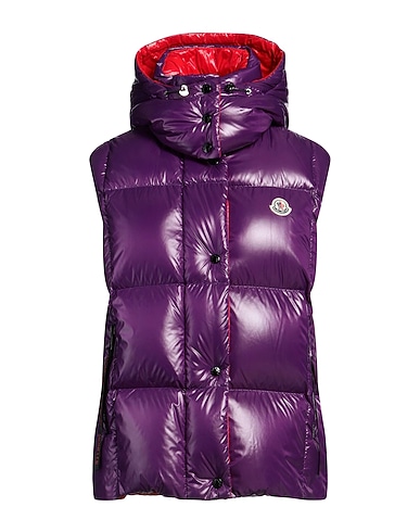 MONCLER Gilet Purple 100% Polyamide
