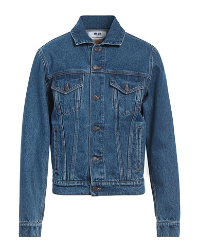 MSGM Denim jacket Blue 100% Cotton