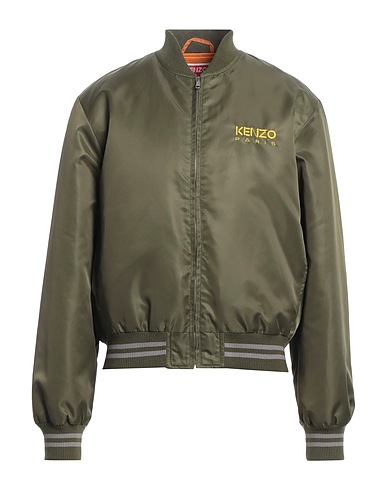 KENZO Bomber Military green 100% Polyamide