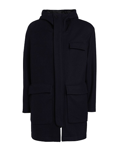 HEVÒ コート ミッドナイトブルー バージンウール 80% / ナイロン 20%