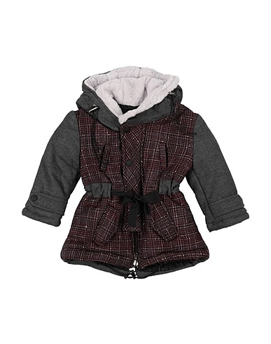 MANUELL & FRANK Manteau long Gris anthracite 53% Polyester, 47% Coton