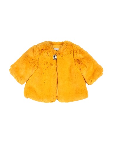 MOSCHINO BABY Teddy Coat Yellow 100% Acrylic