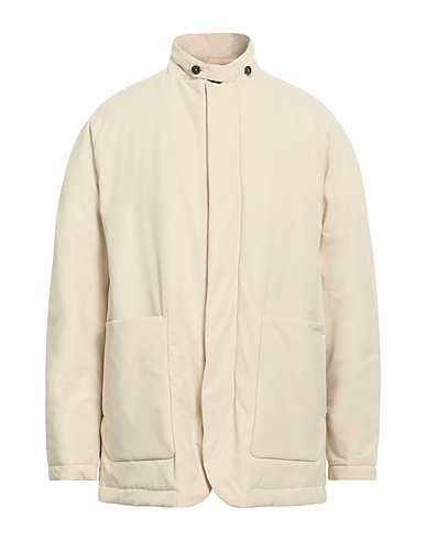 HEVÒ Coat Beige 100% Polyester