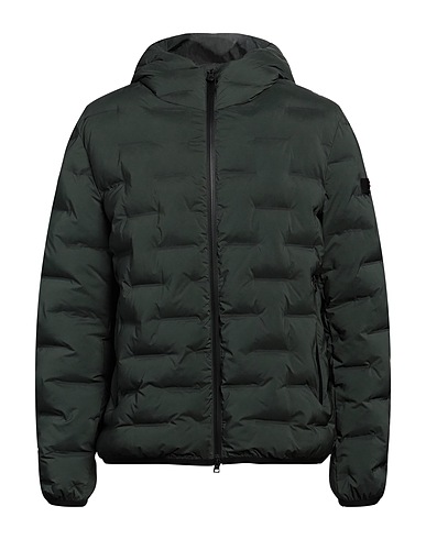 PEUTEREY Shell  jacket Dark green 90% Polyester, 10% Elastane