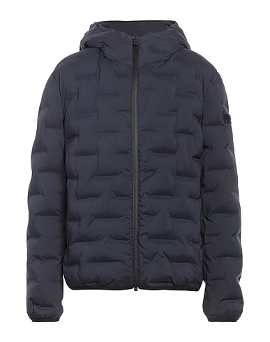PEUTEREY Shell jacket Navy blue 90% Polyester, 10% Elastane