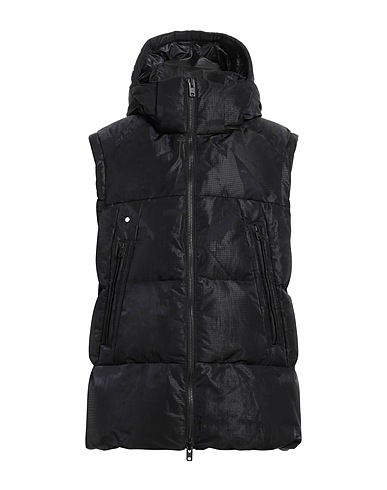 Y-3 ベスト ブラック ナイロン 66% / ポリエステル 34%