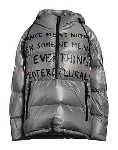 PEUTEREY Steppjacke Grau 100% Polyester, Daunenjacke mit Gänsefedern