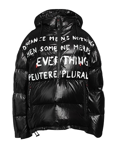 PEUTEREY Doudoune Noir 100% Polyester, Duvet d’oie