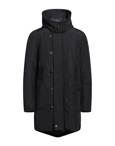 PEUTEREY Mantel Schwarz 60% Baumwolle, 40% Polyamid
