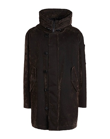 PEUTEREY Coat Military green 90% Cotton, 10% Viscose, Polyester