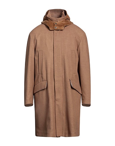 OUT/FIT Coat Camel 83% Polyester, 15% Viscose, 2% Elastane