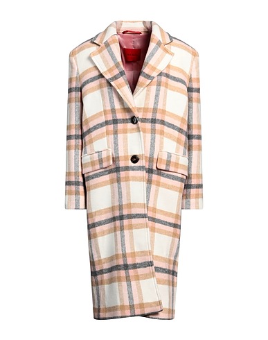 MAX&Co. Coat Pink 39% Wool, 25% Polyester, 20% Acrylic, 8% Polyamide, 8% Other Fibres