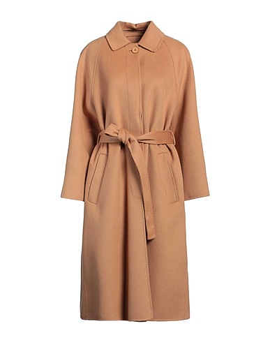 KAOS Coat Camel 50% Wool, 25% Viscose, 25% Polyester