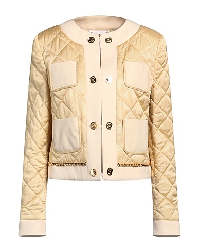 MOSCHINO Shell  jacket Sand 100% Virgin Wool, Viscose, Cotton