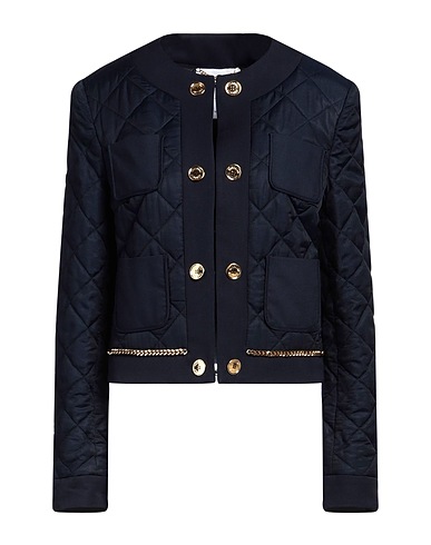 MOSCHINO Steppjacke Nachtblau 100% Schurwolle, Viskose, Baumwolle
