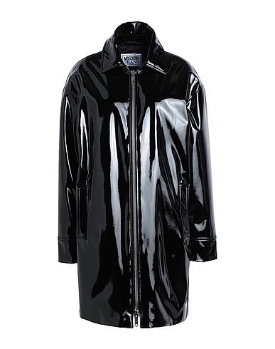 MOSCHINO JEANS Coat Black 94% Viscose, 6% Elastane