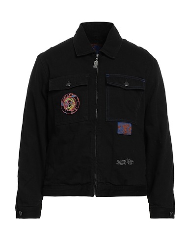 EDWIN Denim jacket Black 100% Cotton