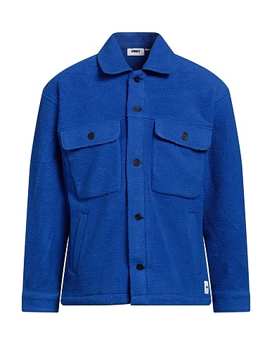 OBEY Kunstpelz Blau 100% Polyester