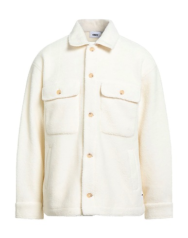 OBEY Teddy Coat Ivory 100% Polyester