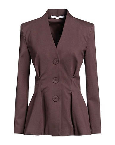 MAISON LAVINIATURRA Jacket Brown 90% Viscose, 10% Elastane