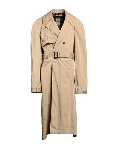 BALENCIAGA Full-length jacket Beige 100% Cotton