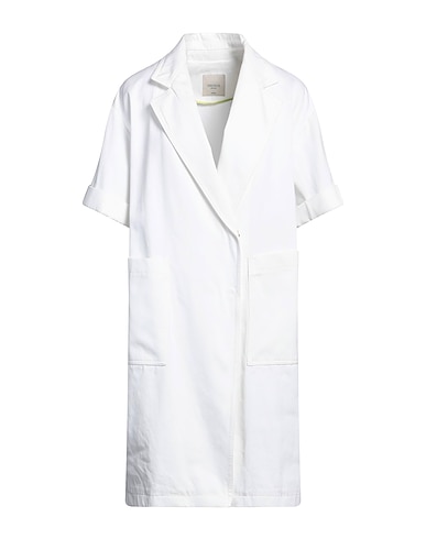 BRERAS Milano Double breasted pea coat White 100% Cotton