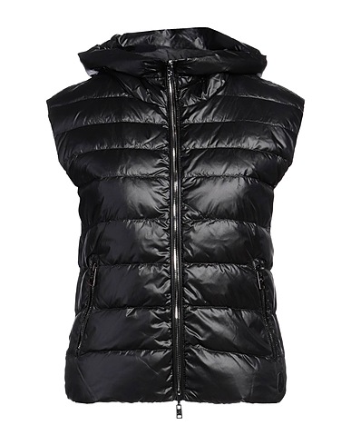 PEOPLE OF SHIBUYA Gilet Black 100% Polyamide, Polyester