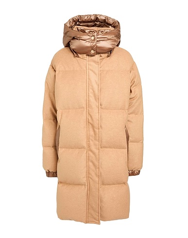PEOPLE OF SHIBUYA Shell  jacket Camel 54% Acrylic, 24% Virgin Wool, 22% Polyester, Polyamide