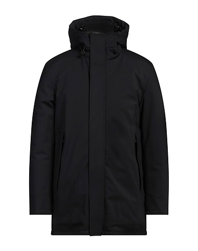 PEOPLE OF SHIBUYA Cappotto Nero 62% Poliammide, 38% Elastan, Poliestere